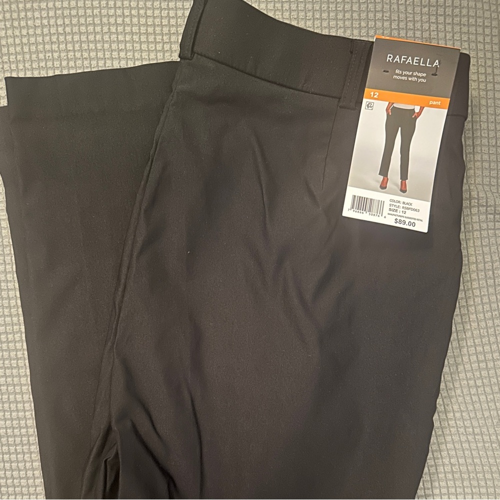 Rafaella Elegant Black Trousers